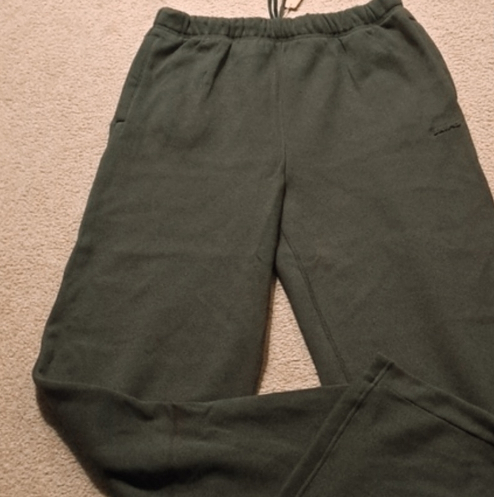MEDIUM.   SKIMS COTTON FLEECE CLASSIC STRAIGHT LEG PANT - Picture 5 of 15